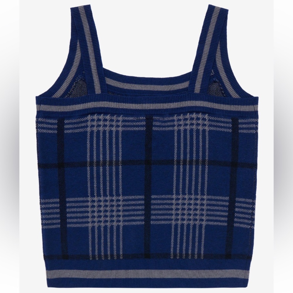 Harry Potter Ravenclaw Plaid Knit Tank Top Boxlunch Exclusive Hot Topic - Picture 2 of 2